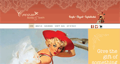 Desktop Screenshot of creambodyandbath.com